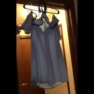 Baby blue dress